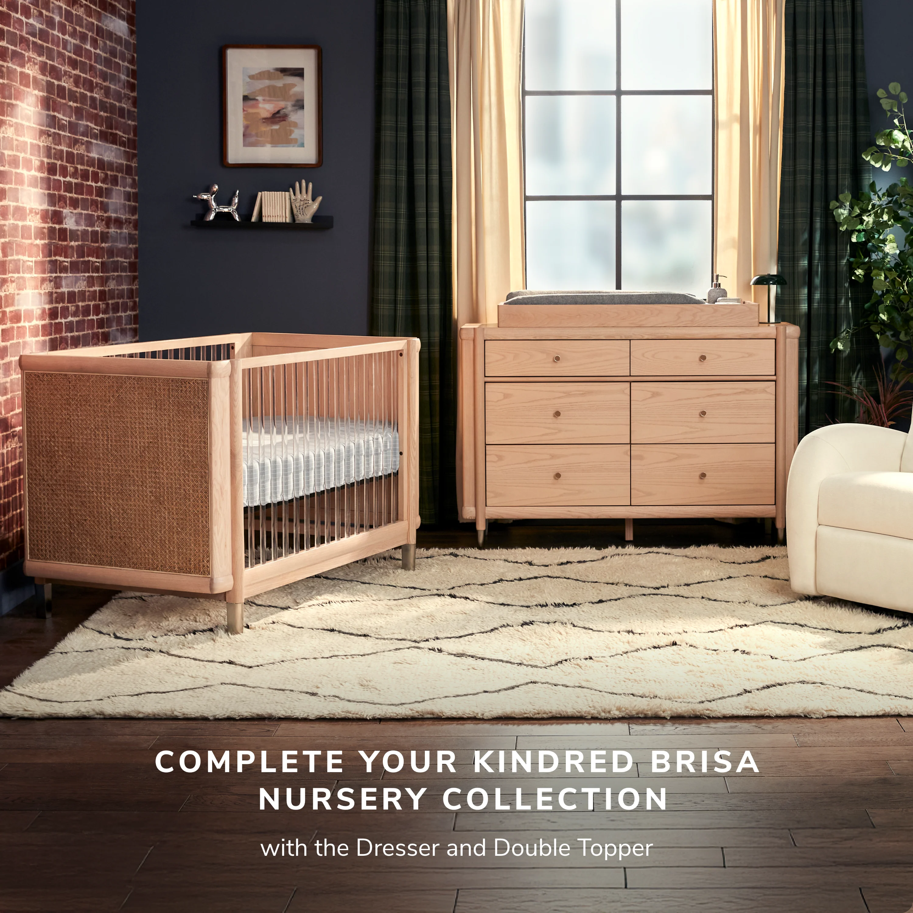 206-brisa-4-in-1-convertible-crib-with-toddler-bed-daybed-conversion-kit-7.webp Brisa 4-in-1 Convertible Crib with Toddler Bed/Daybed Conversion Kit