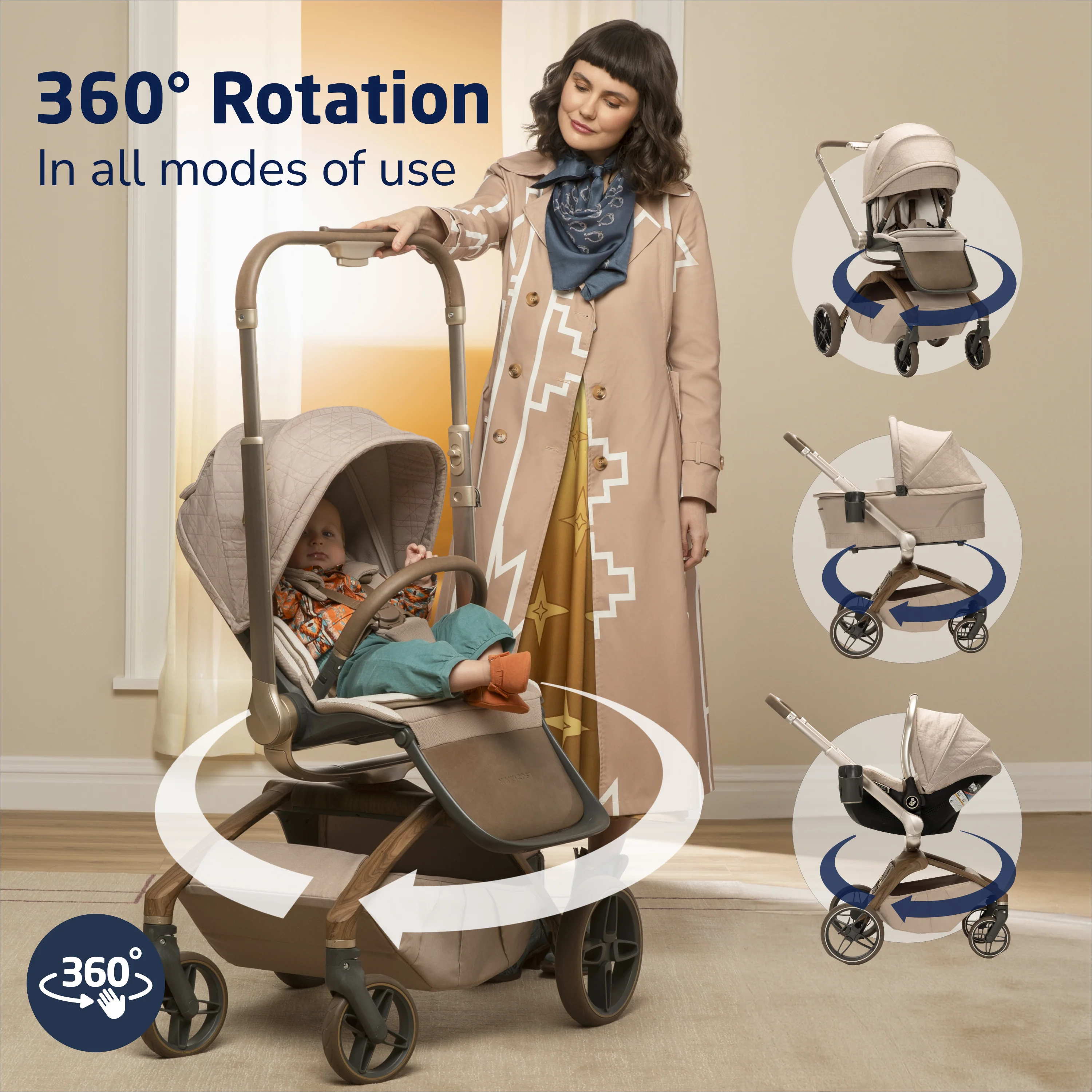 376-tana-360-rotating-modular-stroller-with-carriage-accessory-in-natural-heritage-6.webp Tana 360° Rotating Modular Stroller with Carriage Accessory in Natural Heritage