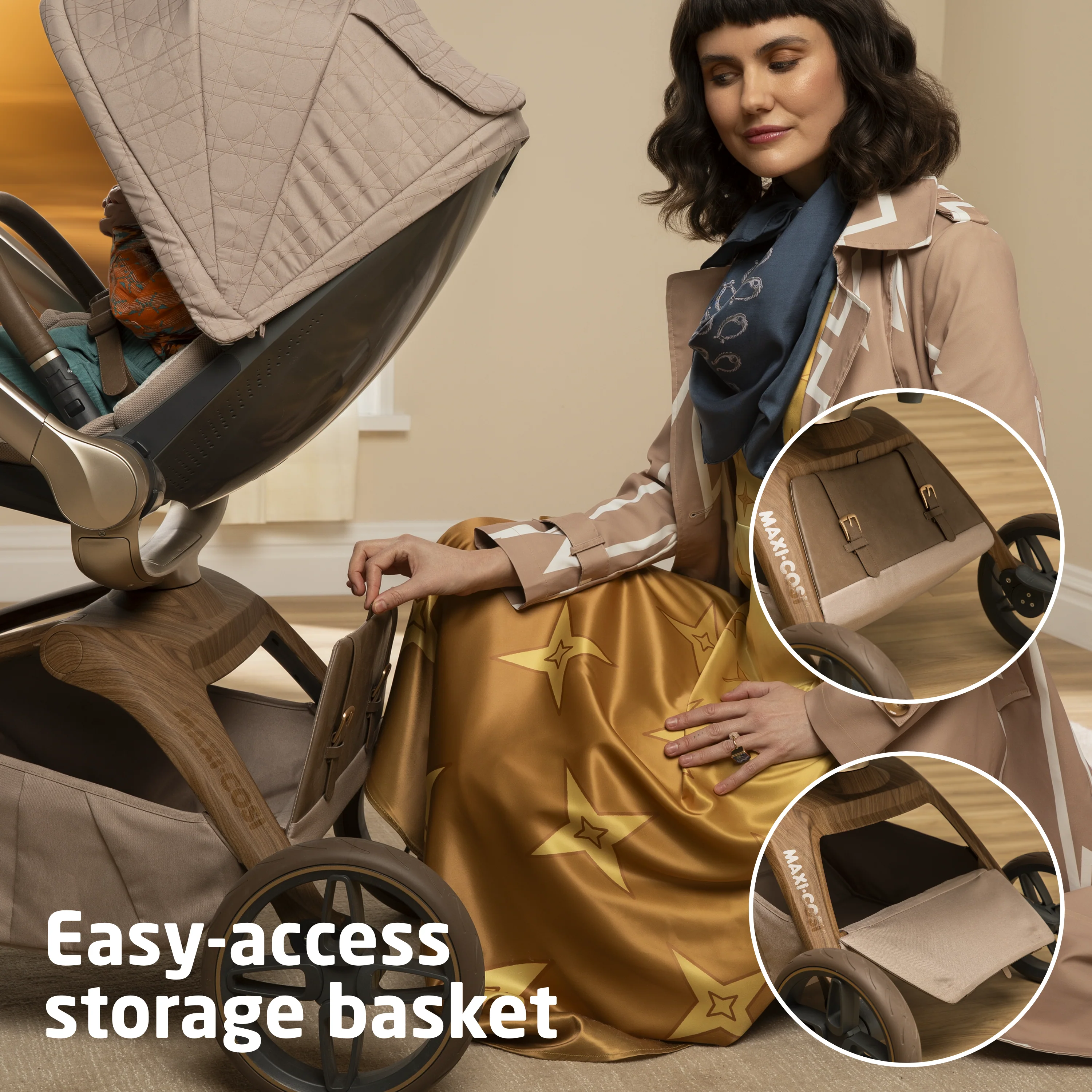 392-tana-360-rotating-modular-stroller-with-carriage-accessory-in-natural-heritage-9.webp Tana 360° Rotating Modular Stroller with Carriage Accessory in Natural Heritage