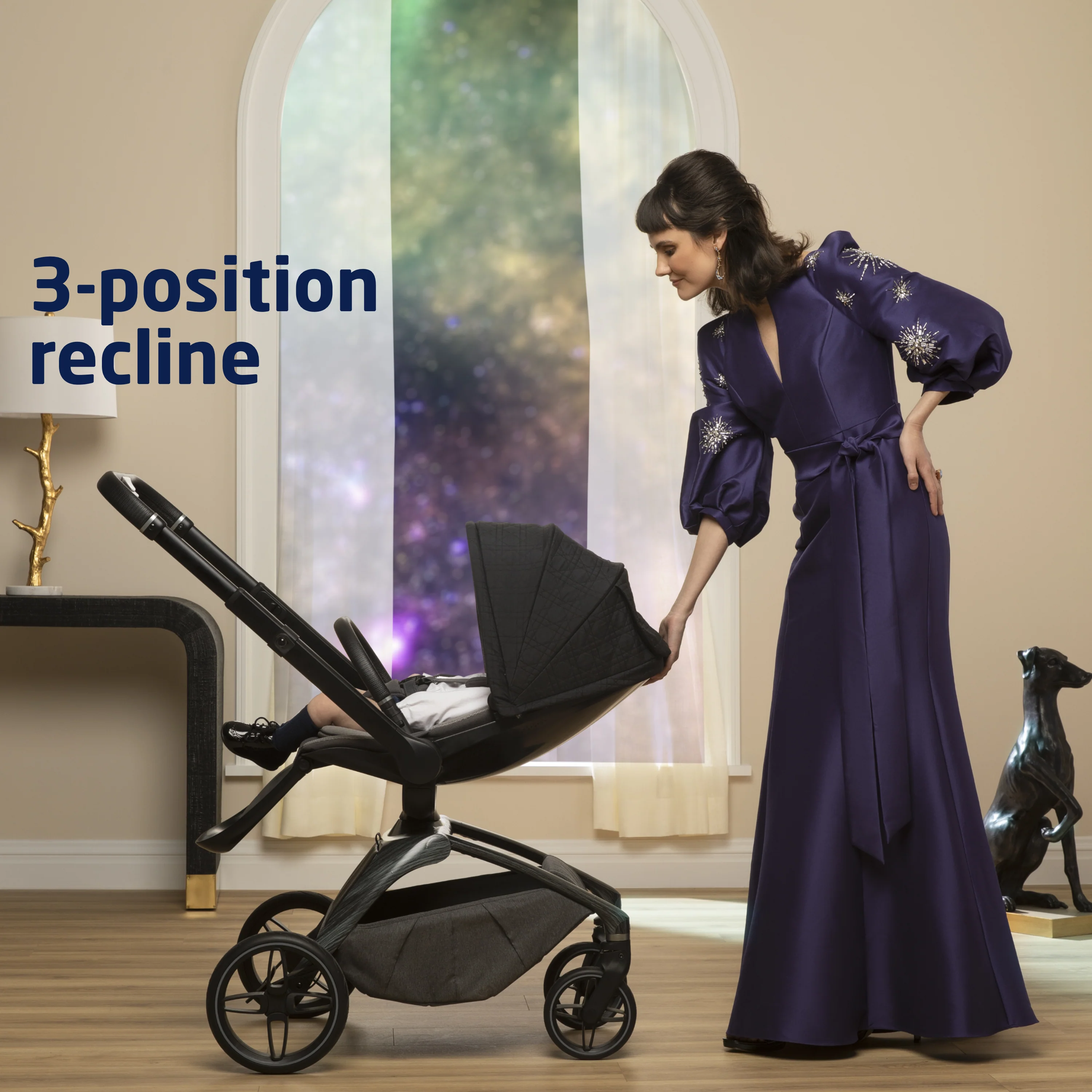 393-tana-360-rotating-modular-stroller-with-carriage-accessory-in-onyx-heritage-12.webp Tana 360° Rotating Modular Stroller with Carriage Accessory in Onyx Heritage