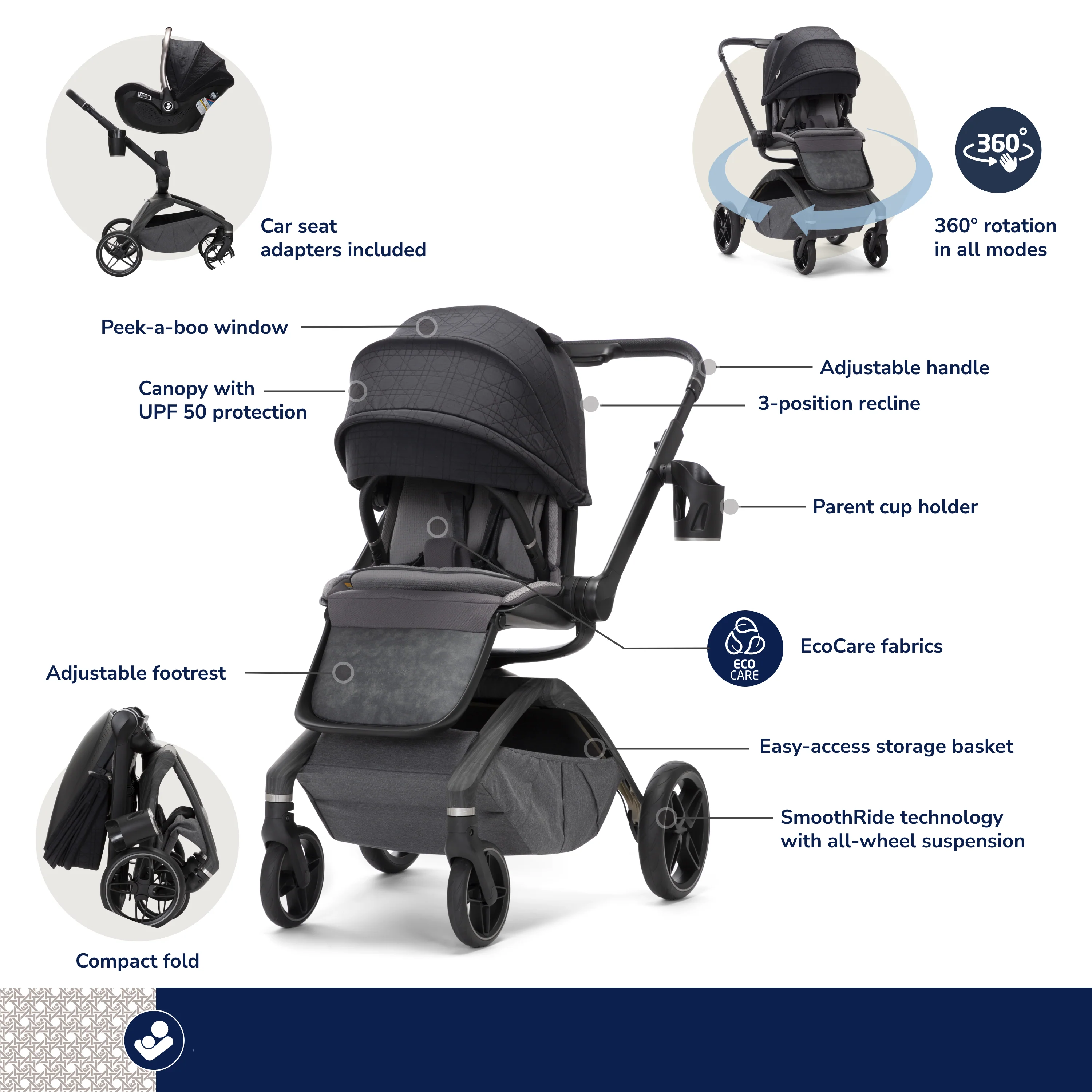 454-tana-360-rotating-travel-system-with-peri-180-carriage-accessory-in-onyx-heritage-6.webp Tana 360° Rotating Travel System with Peri™ 180° & Carriage Accessory in Onyx Heritage