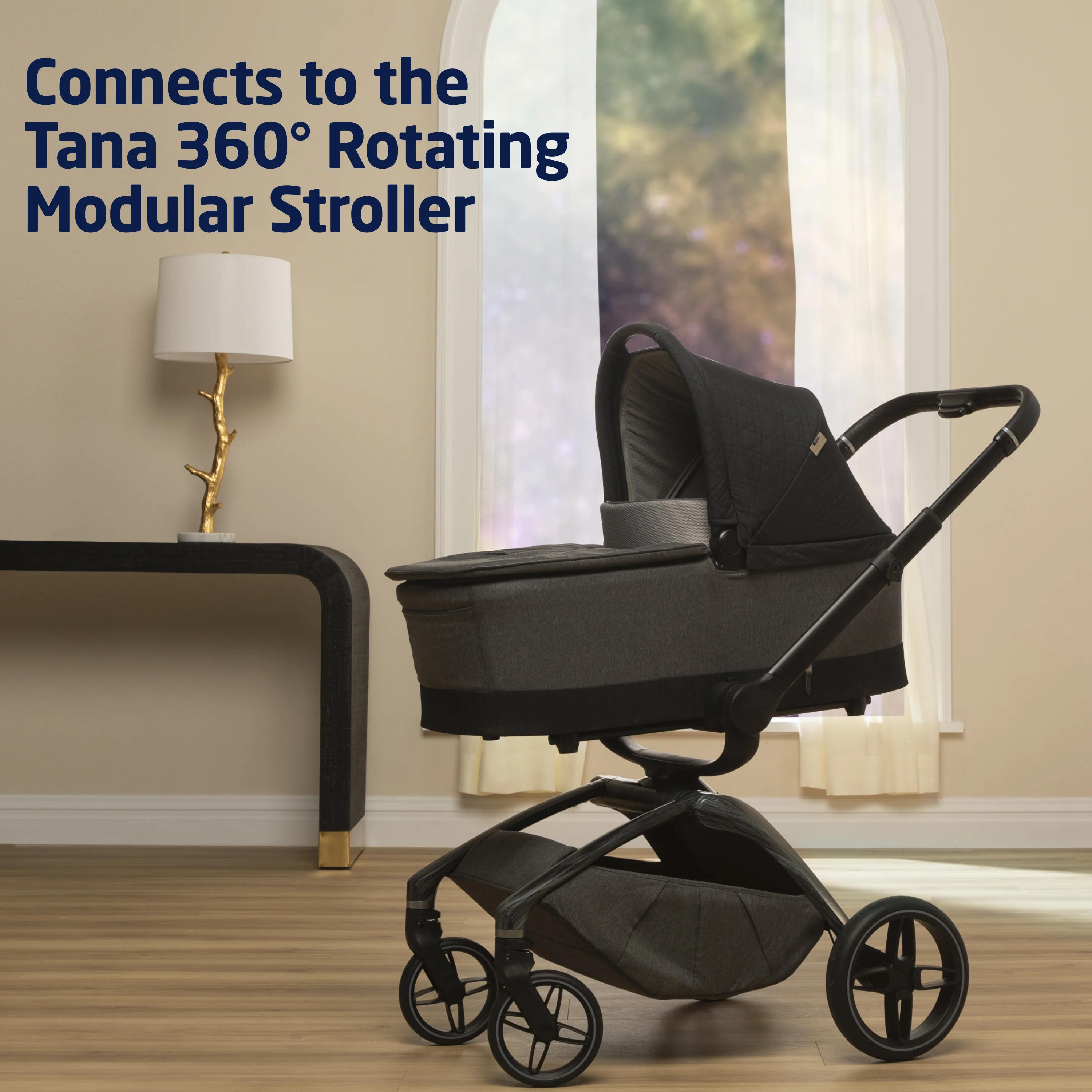 465-tana-360-rotating-modular-stroller-with-carriage-accessory-in-onyx-heritage-13.webp Tana 360° Rotating Modular Stroller with Carriage Accessory in Onyx Heritage
