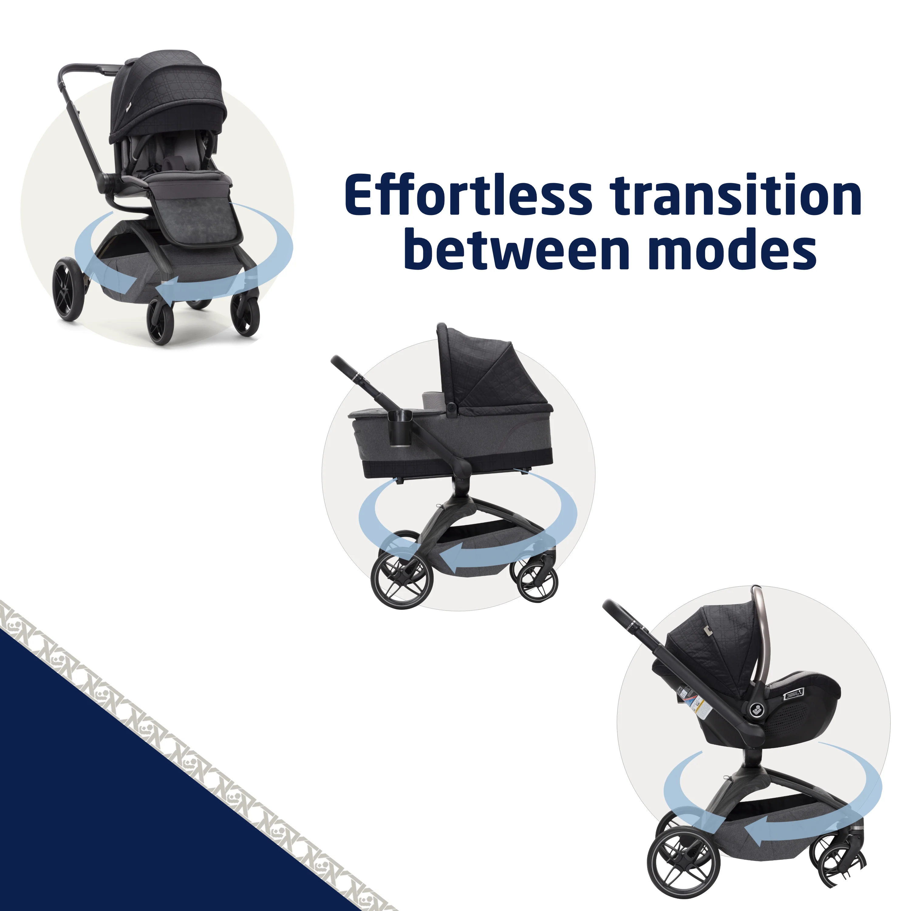 465-tana-360-rotating-modular-stroller-with-carriage-accessory-in-onyx-heritage-8.webp Tana 360° Rotating Modular Stroller with Carriage Accessory in Onyx Heritage
